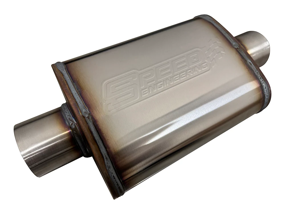 3" Inlet/Outlet "Street Series" Muffler | (Center Inlet/Outlet) 12" Length