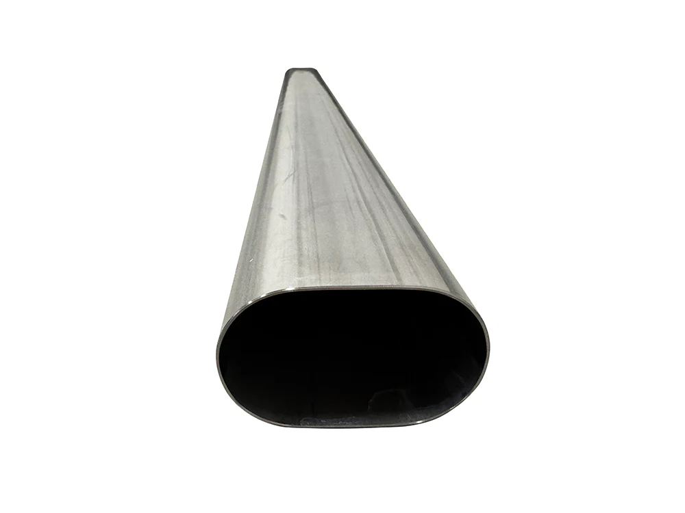 3" Stainless Oval Exhaust Tubing | 44" Length - Image 2