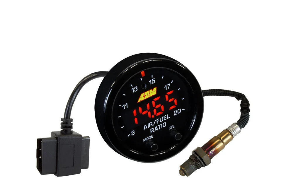 AEM X-Series OBDII Wideband AFR Gauge Kit | OBDII Connectivity on 08-up Vehicles Only - Image 2