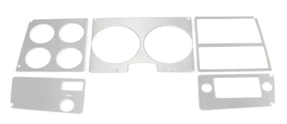 AMD Dash Bezel Trim - Brushed Aluminum | 78-80 Chevy GMC C/K Pickup Truck Blazer Jimmy Suburban w/o AC
