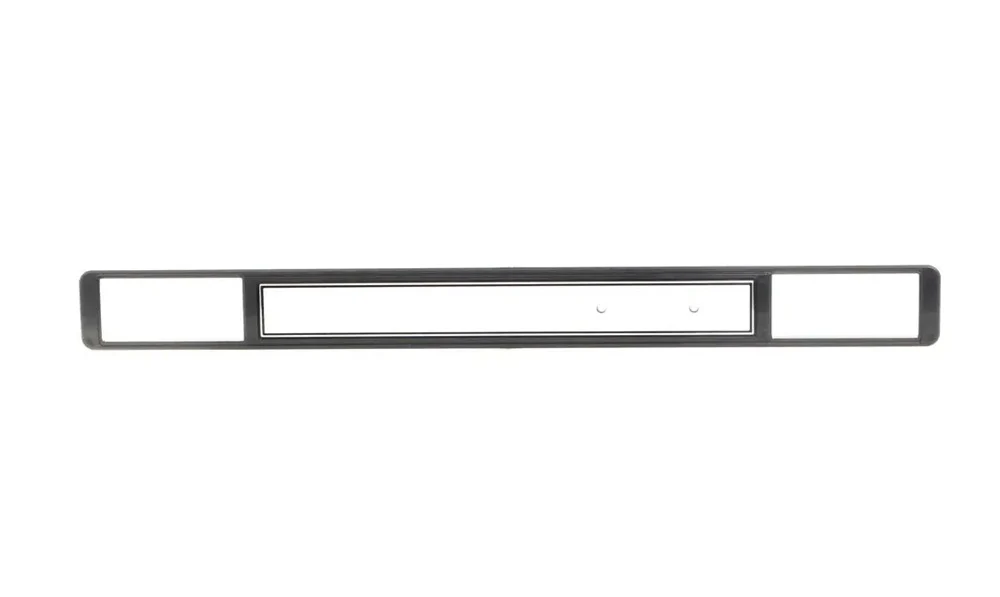 AMD Dash Molding Air Vent Bezel - w/ AC - Brushed / Black | 78-80 Chevy GMC C/K Truck Blazer Jimmy Suburban