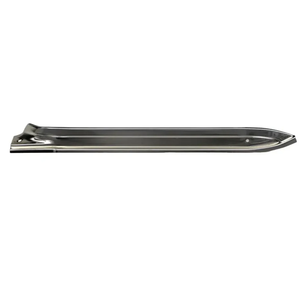 AMD Front Door Sill Plate - Rear Section - Aluminum - RH | 73-91 Chevy GMC C/K Squarebody Crew Cab Suburban