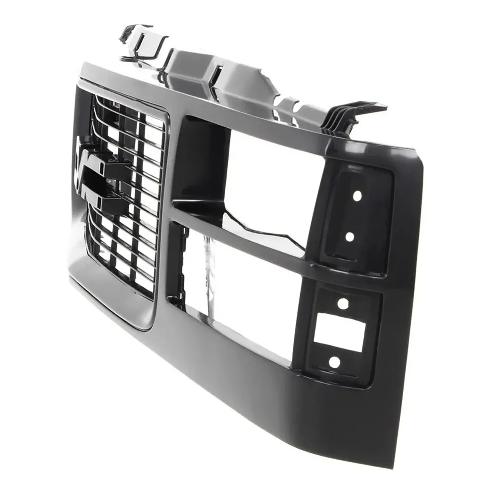 AMD Grille Shell - Black (Dual Headlight) | 94-98 GMC C/K OBS Truck SUV - Image 2