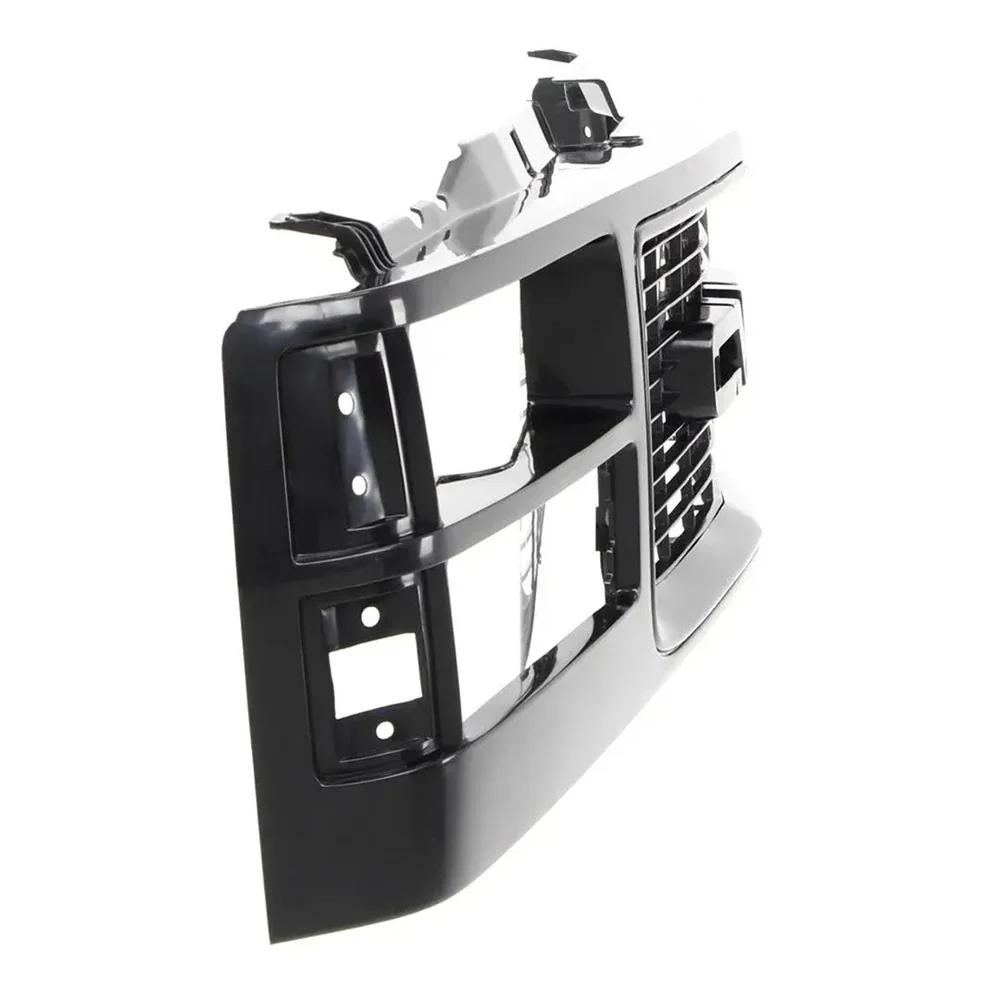 AMD Grille Shell - Black (Dual Headlight) | 94-98 GMC C/K OBS Truck SUV - Image 4