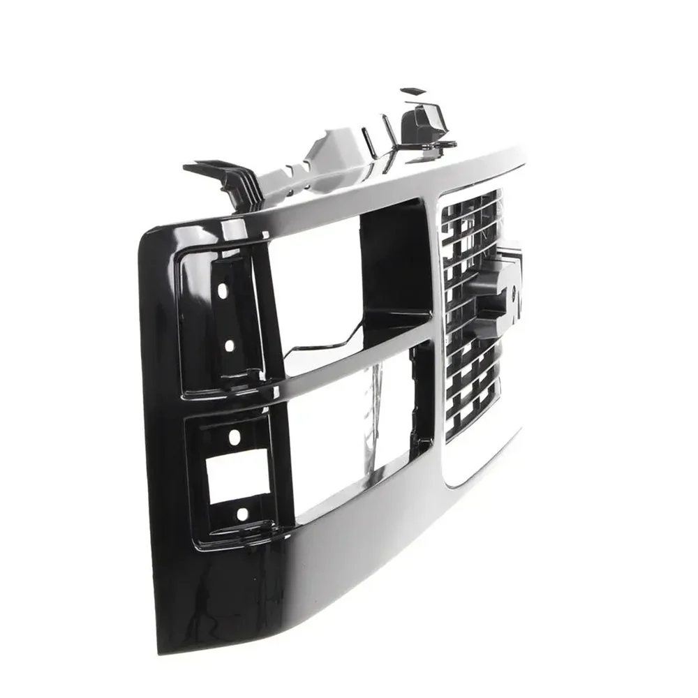 AMD Grille Shell - Chrome/Black (Dual Headlight) | 94-98 GMC C/K OBS Truck SUV - Image 4