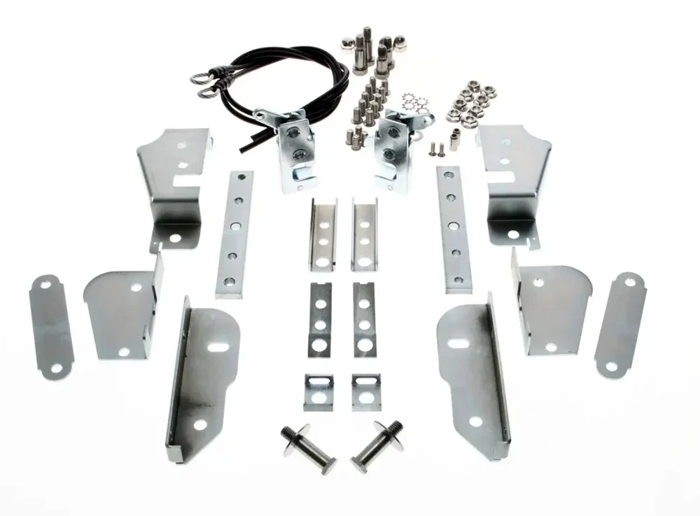 AMD Hidden Tailgate Latch Kit (Stainless Hardware) - 47-87 Chevy GMC Stepside Pickup, 48-87 Ford Flareside Pickup