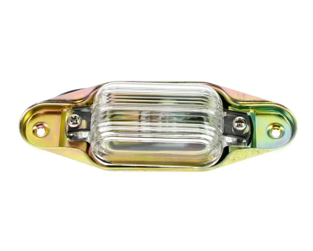 AMD License Plate Lamp Assembly | 67-87 Chevy GMC C/K Pickup 69-71 Blazer Jimmy 67-91 Suburban w/ Standard Bumper