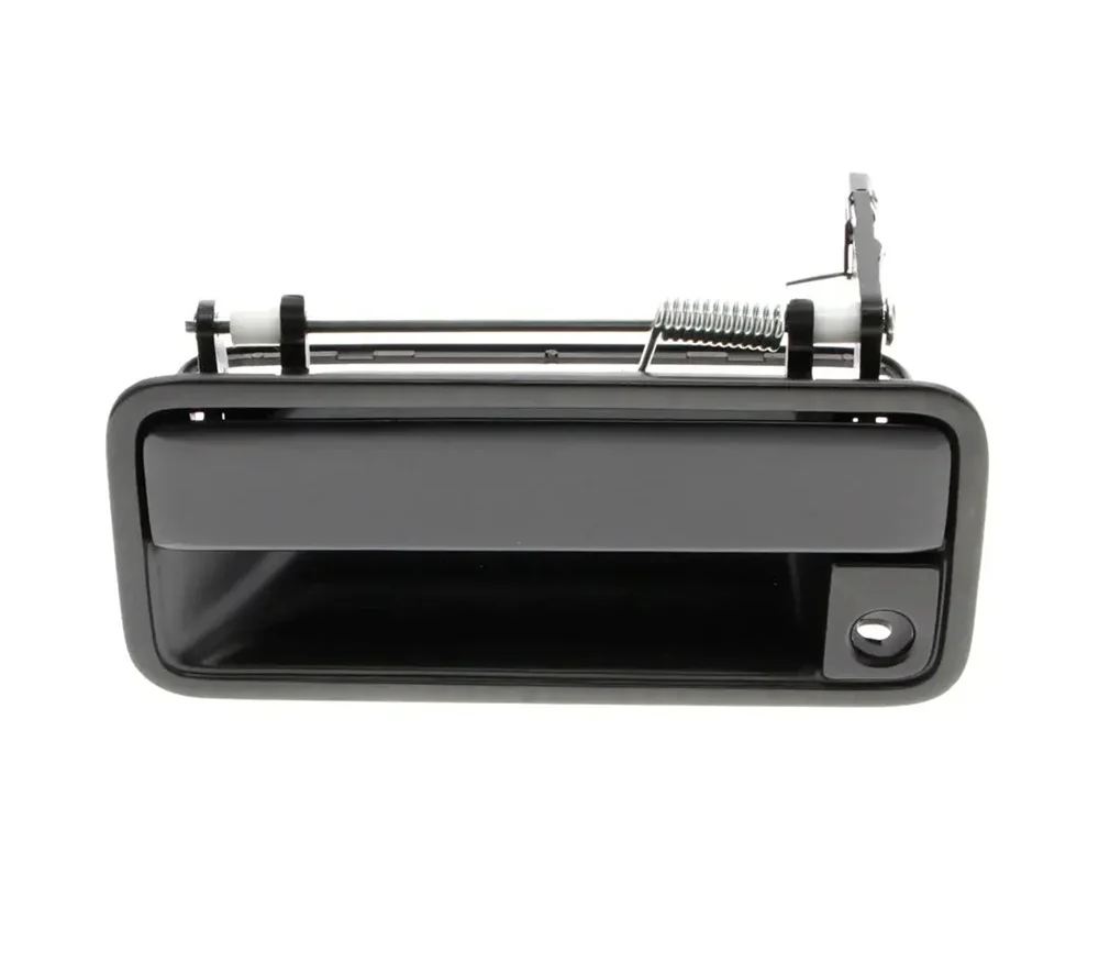 AMD Outside Front Door Handle - Black Smooth - LH | 88-98 Chevy GMC C/K OBS Pickup SUV