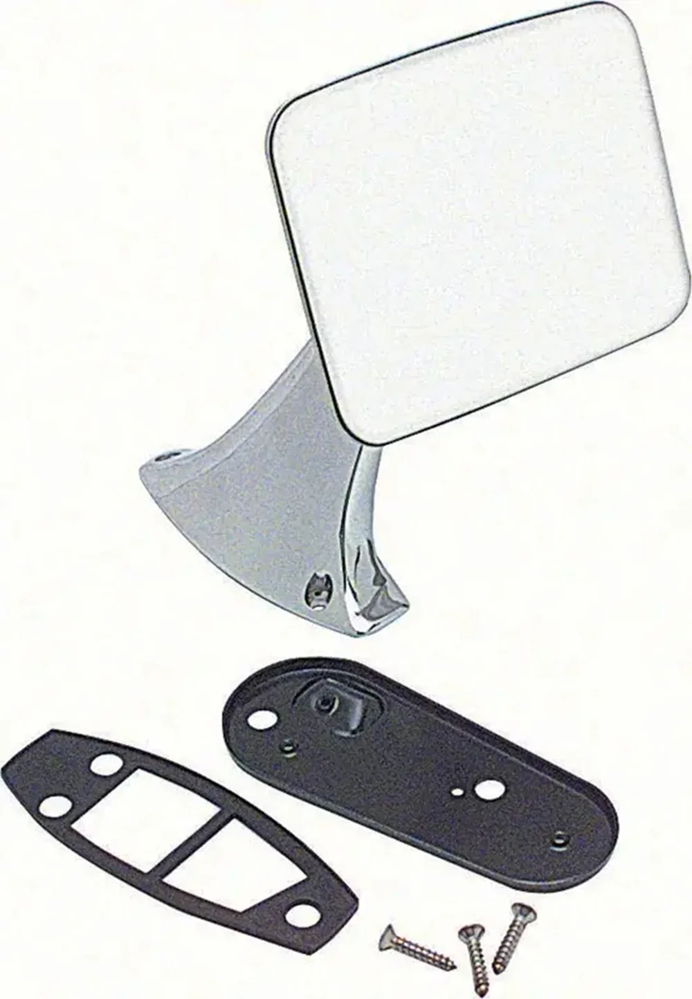 AMD Outside Mirror - Assembly with Hardware - LH | 70-72 Chevy GMC Truck Blazer Jimmy Suburban
