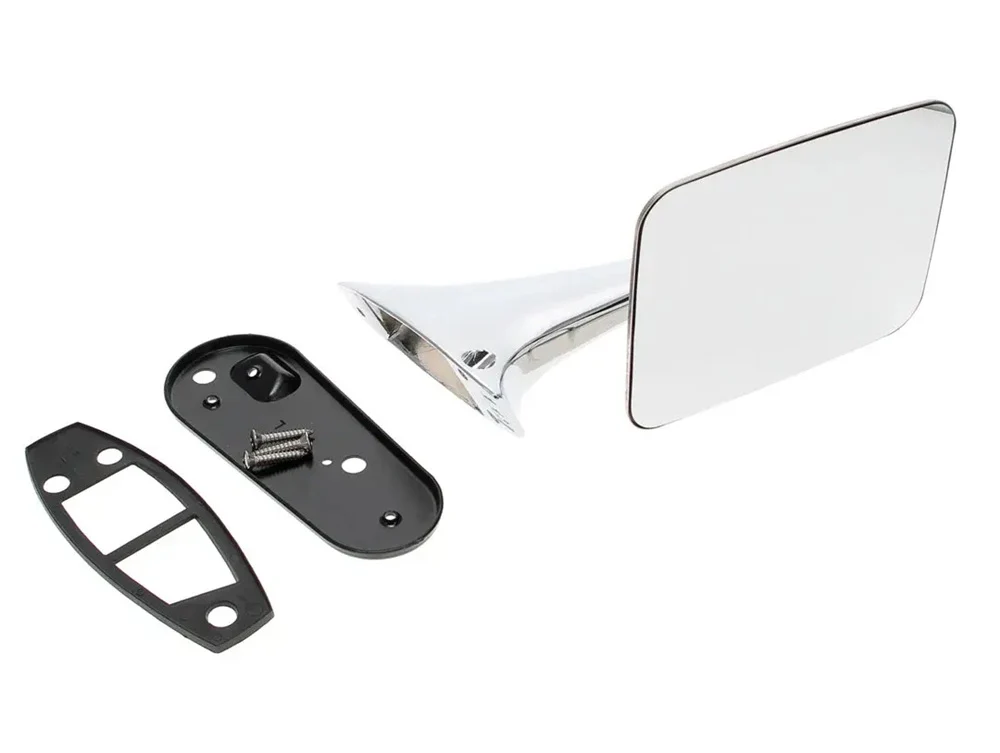 AMD Outside Rear View Mirror Kit - Stainless - RH | 70-72 Chevy GMC C/K Pickup Truck Blazer Jimmy Suburban - Image 2
