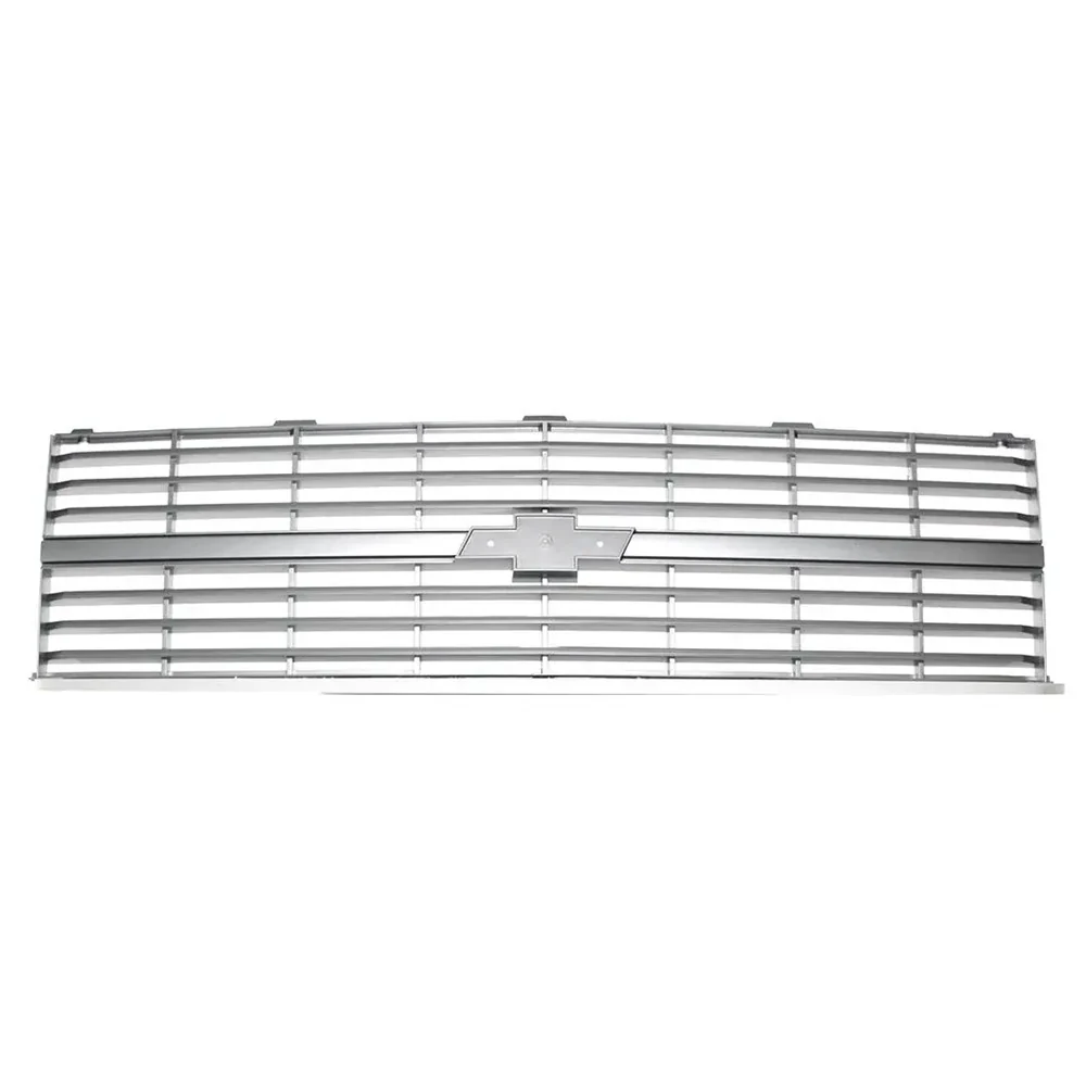 AMD Premium Grille - OE Style with Emblem Mount - Argent Gray - Single Headlight | 83-84 Chevy C/K Pickup Blazer Suburban