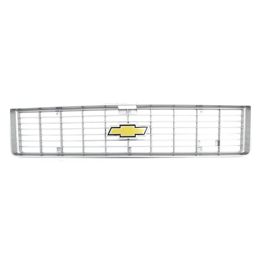 AMD Premium Grille - OE Style with Foil Bowtie Emblem - Argent Gray | 73-74 Chevy C/K Pickup Blazer Suburban