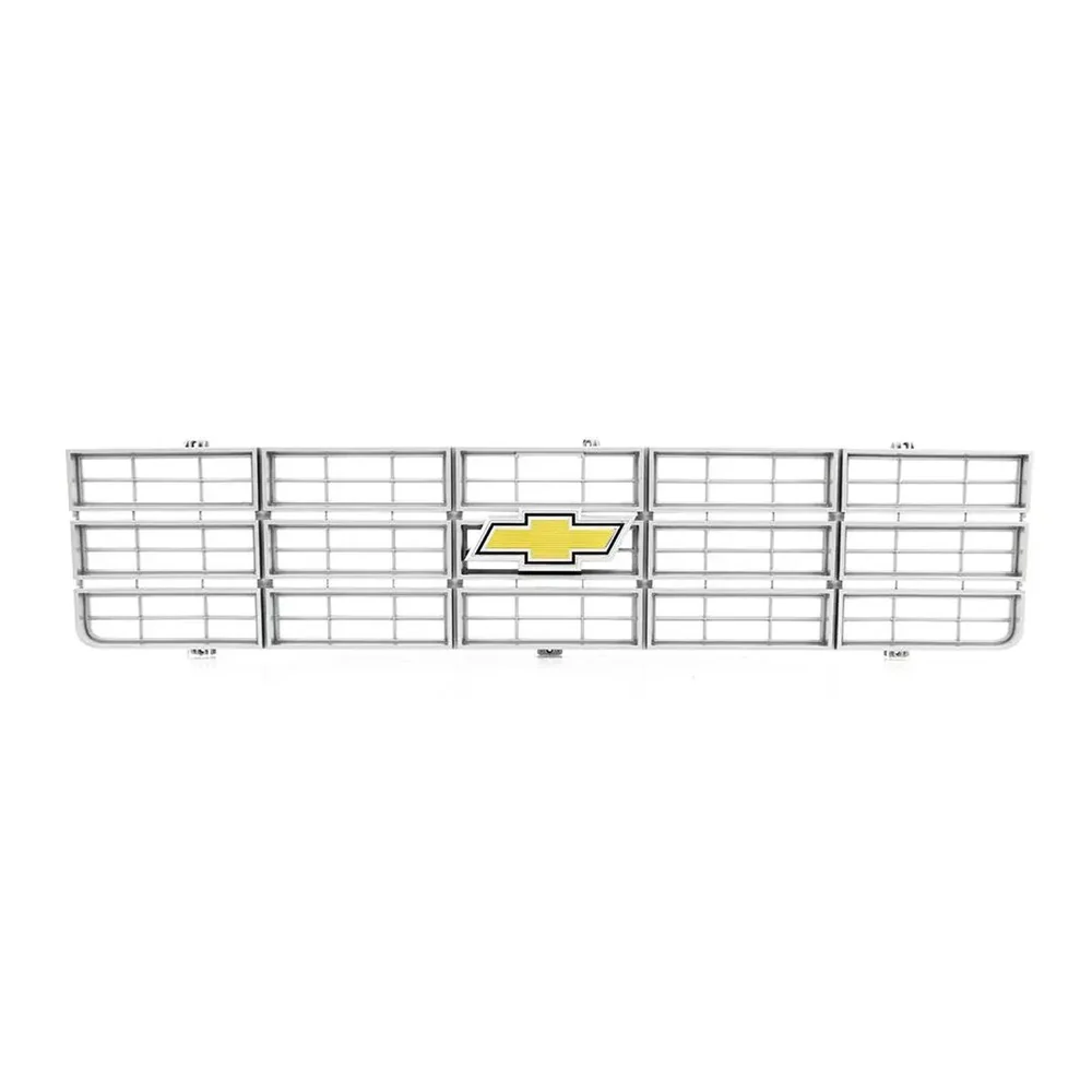 AMD Premium Grille - OE Style with Foil Bowtie Emblem - Argent Gray | 77-79 Chevy C/K Pickup Blazer Suburban
