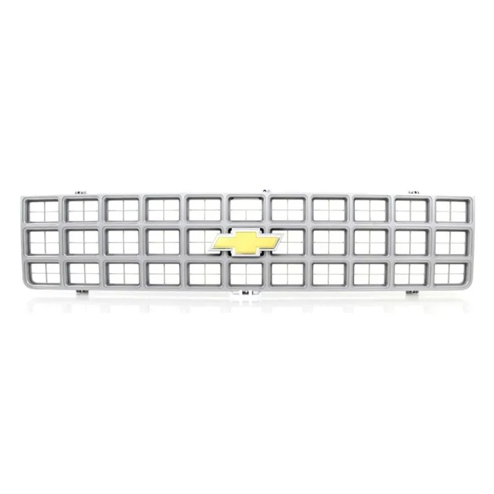 AMD Premium Grille - OE Style with Foil Bowtie Emblem - Argent Gray | 80 Chevy C/K Pickup Blazer Suburban