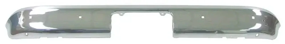 AMD Rear Bumper - Chrome - w/o Impact Strip Holes | 67-87 Chevy GMC Stepside Pickup