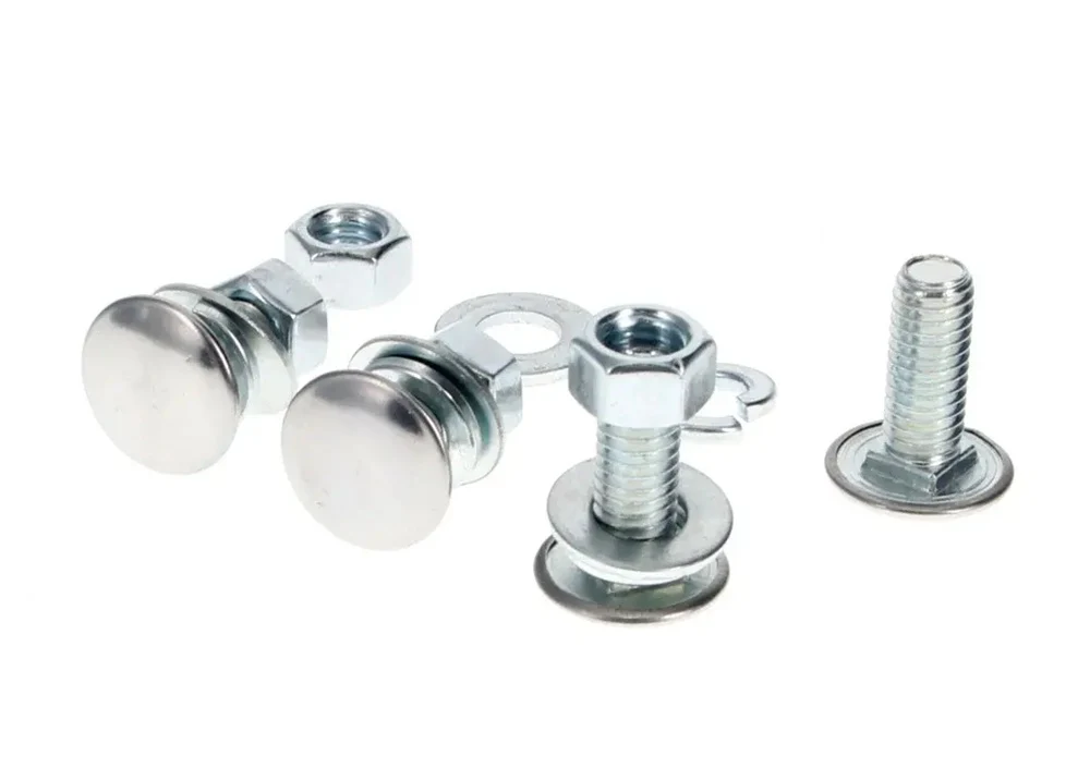 AMD Rear License Plate Bracket Bolt Set | 67-87 Chevy GMC C/K Pickup; 67-91 Suburban; 69-71 Blazer; 70-91 Jimmy