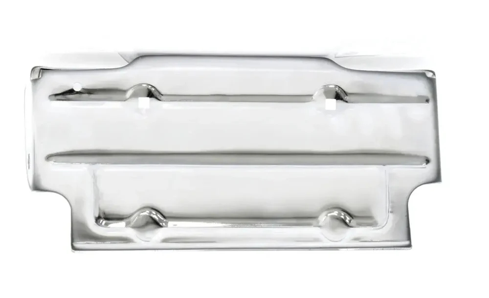 AMD Rear License Plate Bracket - Chrome | 67-87 Chevy GMC C/K Pickup 67-91 Blazer Jimmy Suburban
