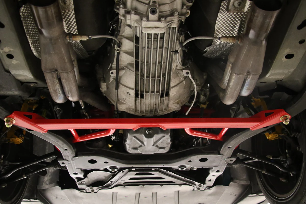 BMR Suspension 2015-2024 Mustang Front Subframe Chassis 4-Point Brace - Image 4