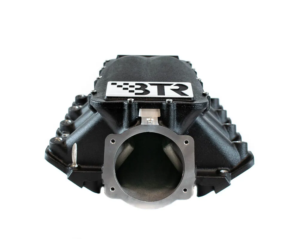BTR EQUALIZER 1 INTAKE MANIFOLD| CATHEDRAL PORT - BLACK POWDER COAT - IMA-01-BLK
