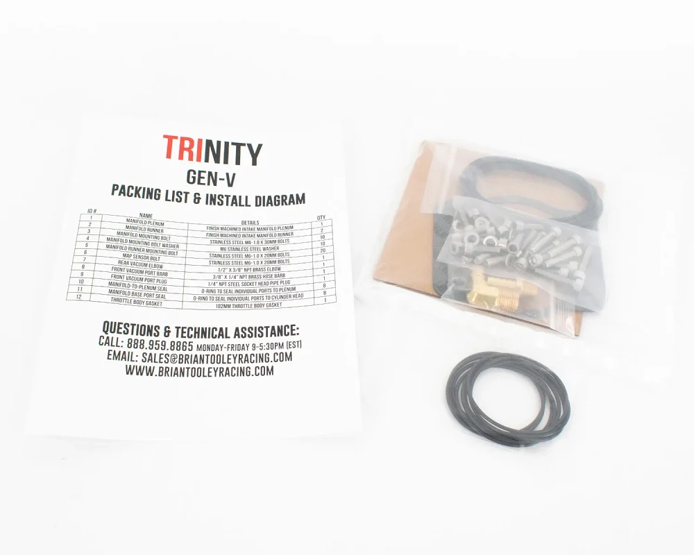 BTR TRINITY INTAKE MANIFOLD| GEN V LT4 WITH INJECTOR HOLES - NATURAL - TRA-LT4 - Image 7