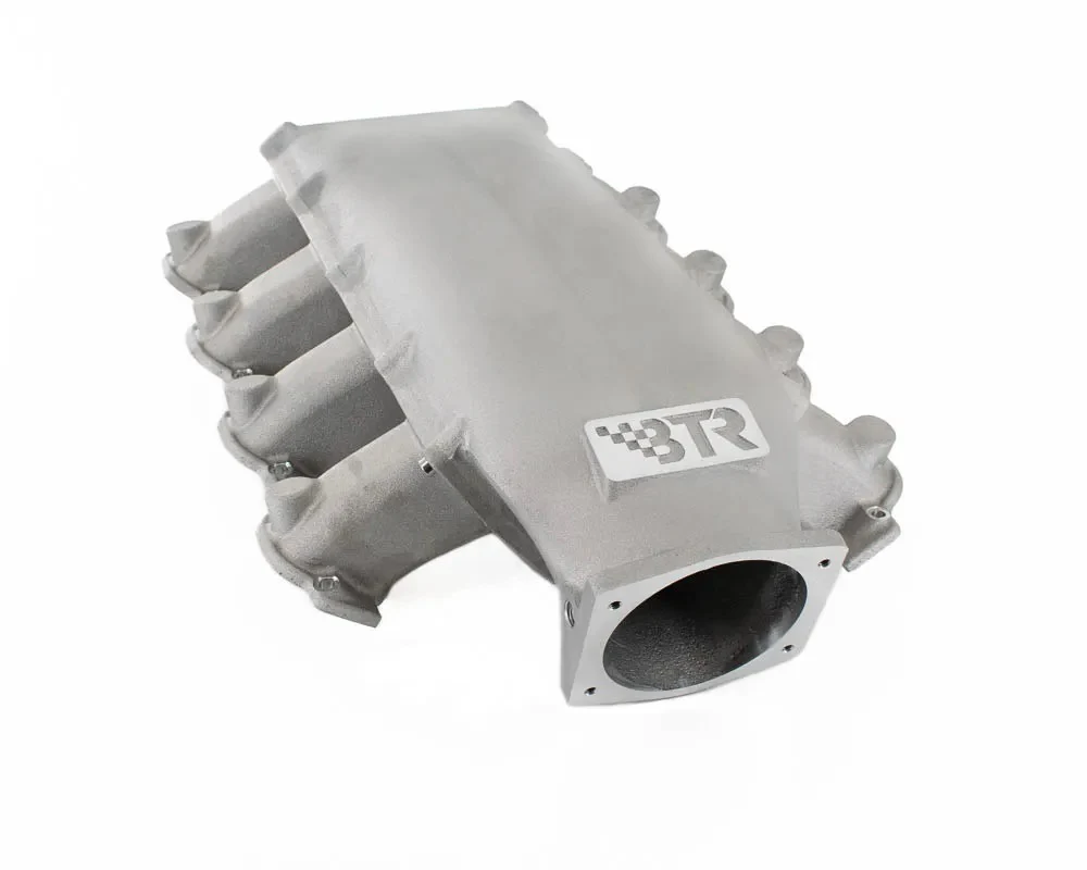 BTR TRINITY INTAKE MANIFOLD| GEN V WITHOUT INJECTOR HOLES - NATURAL - CNC RUNNERS - TRA-GENV-CNC