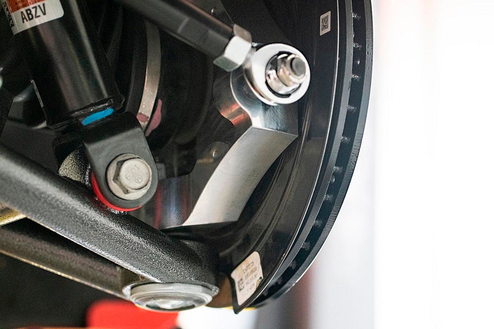 C7 17" Conversion Kit By Carlyle Racing| Solid Rotors, Red Calipers - Image 5