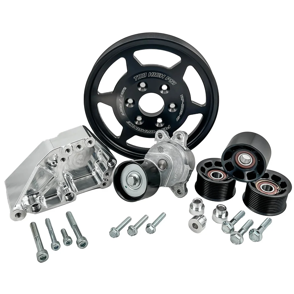 C7 Corvette - LT1/LT4 10 rib Supercharger Drive Package| Includes +15% or +22% Lower Pulley