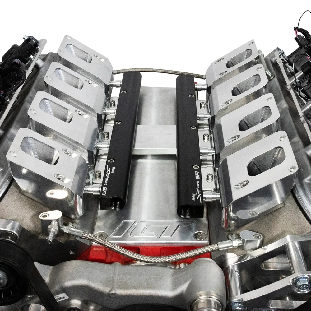 ICT Billet Camaro/CTS-V LT4 Supercharger to LS3 LSA Square Port Head Adapter Kit - Image 2