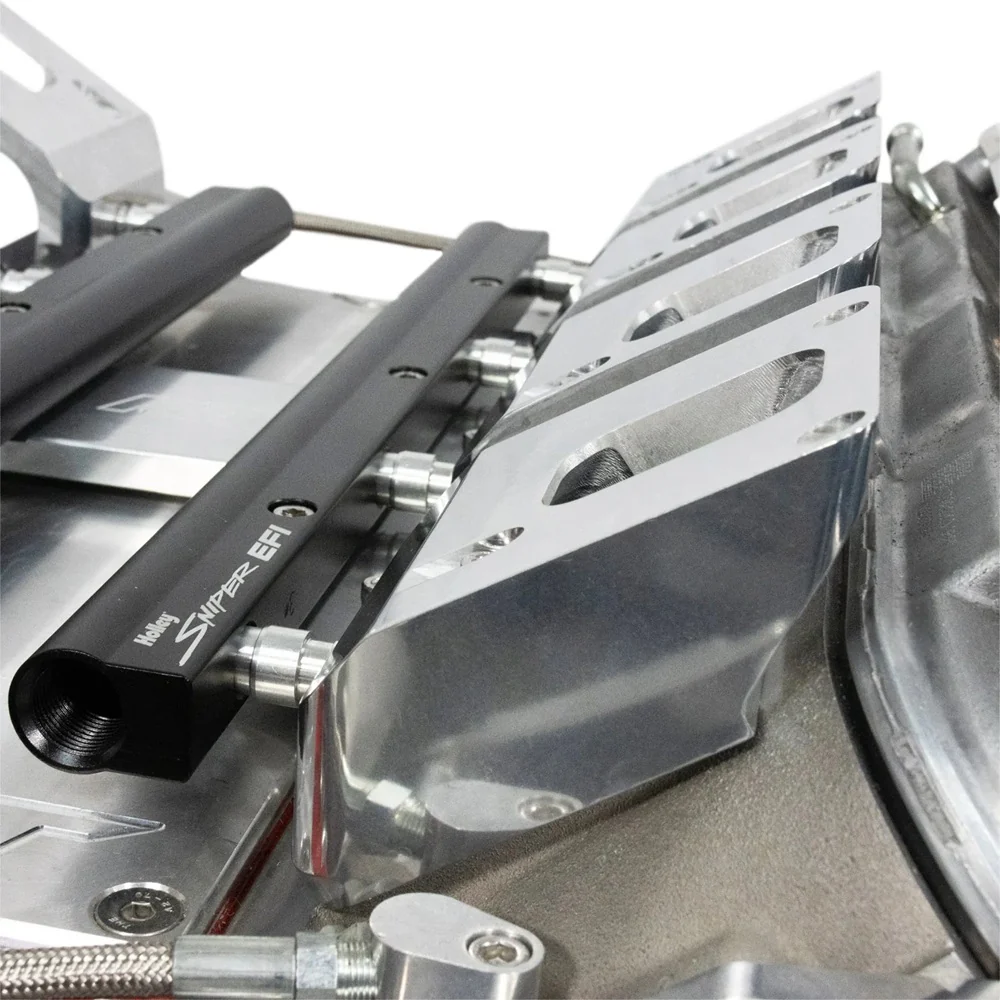 ICT Billet Camaro/CTS-V LT4 Supercharger to LS3 LSA Square Port Head Adapter Kit - Image 6