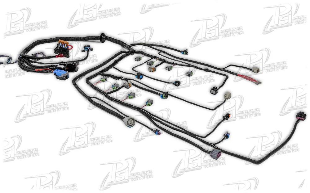 PSI Conversion 07 – 14 Gen 4 (58X) Classic Style drive by wire automatic/manual transmission standalone harness w/EV6 injectors