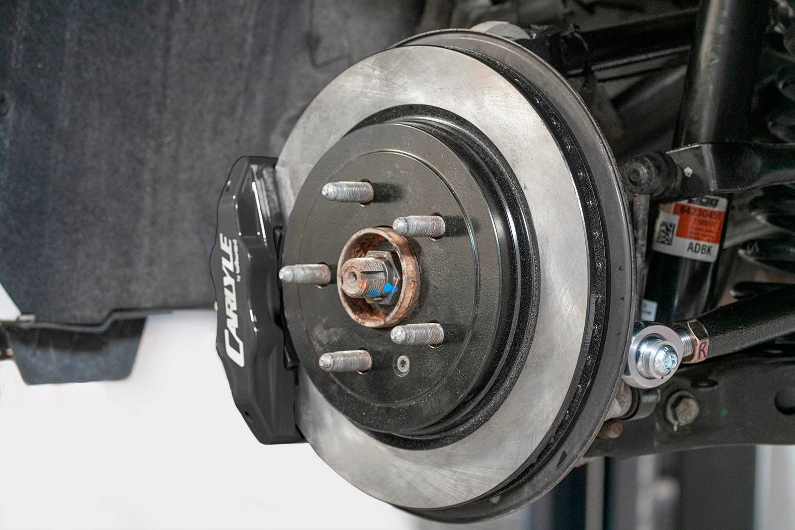 CTS V-3 15" Conversion Kit By Carlyle Racing| Solid Rotors, Black Calipers - Image 2