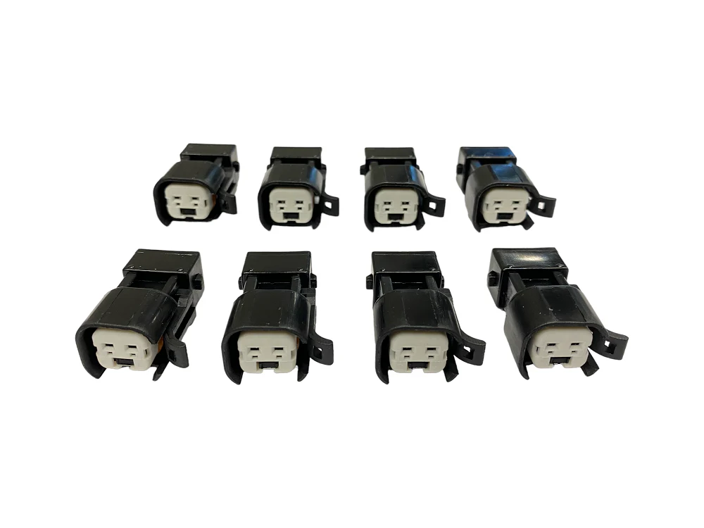 EV1 to EV6 Fuel Injector Connector Adapter | (8 Pack)