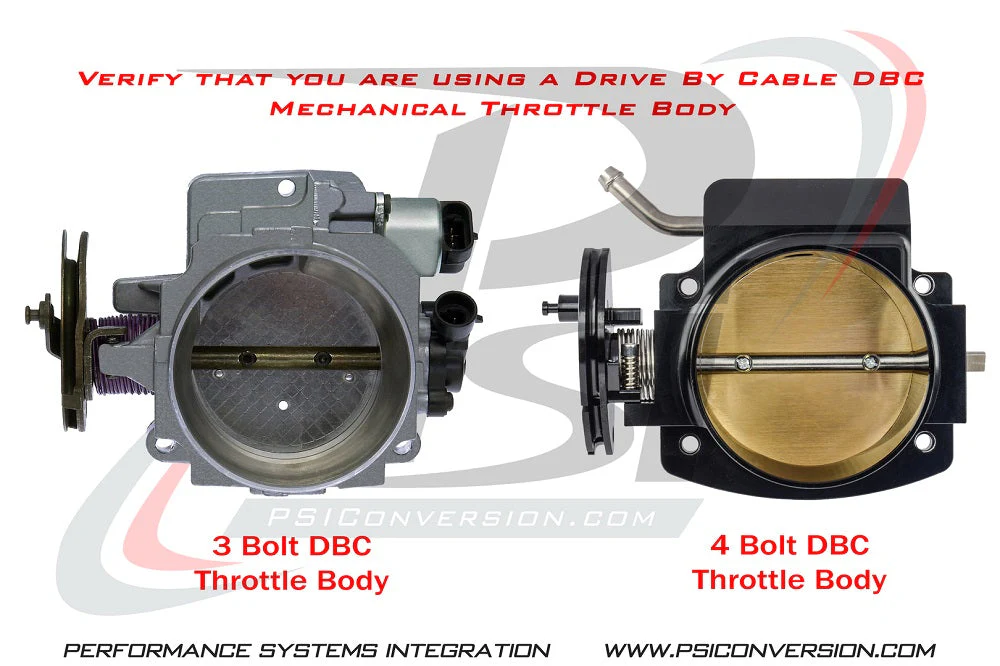 PSI Conversion GEN III LS (24X) DRIVE-BY-WIRE *8 PIN THROTTLE* MANUAL STANDALONE HARNESS - Image 8