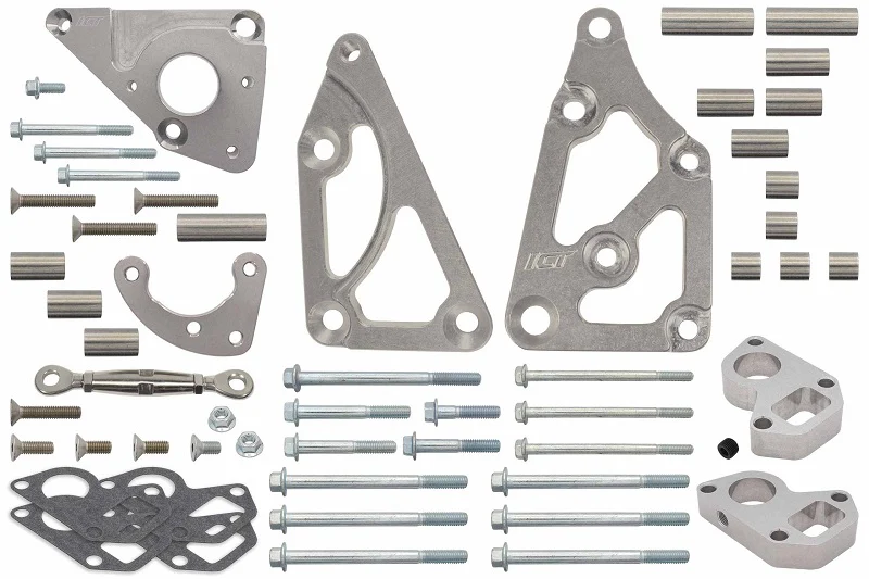 ICT Billet LS Alternator / Power Steering Pump Bracket Kit (for LS1 Water Pump) Turnbuckle - Image 4