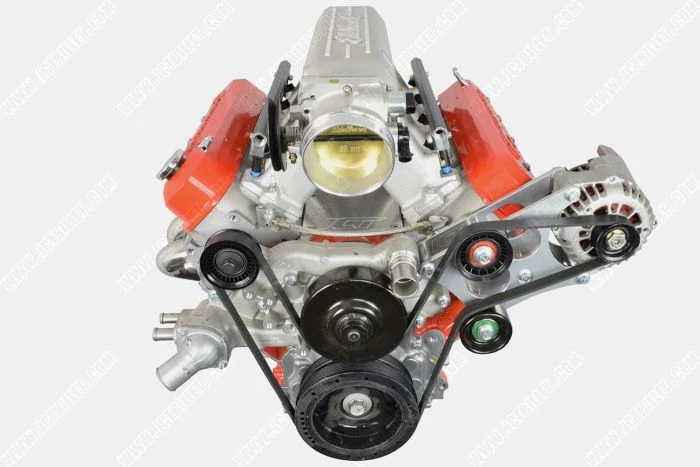 ICT Billet LS Corvette Heavy Duty Billet Alternator Bracket Kit LSX LS1 5.7L Top Driver Head Mount