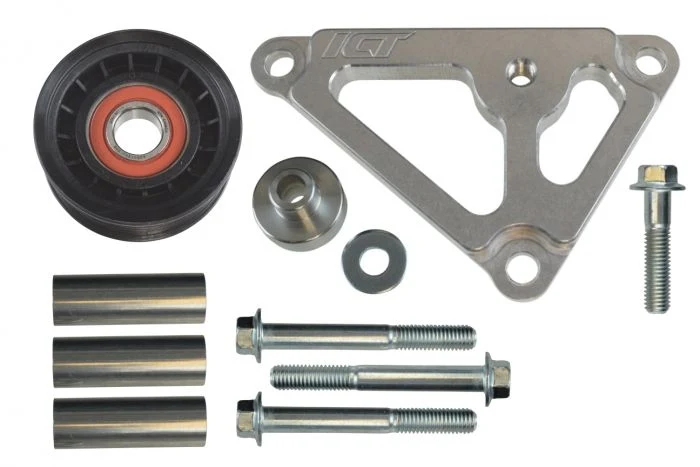 ICT Billet LS Idler Pulley Bracket Power Steering Delete G8 CTSV Corvette 1997-13 LS1 LS3 - Image 2