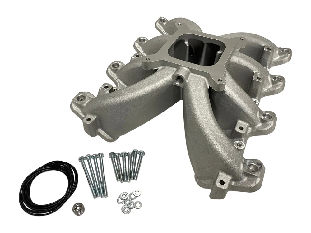 LS Intake Manifold Single Plane Mid Rise | Cathedral Port (LS1,LS2,LS6)