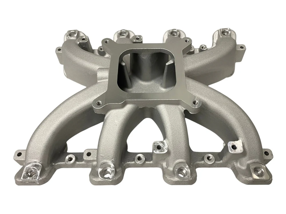 LS Intake Manifold Single Plane Mid Rise | Cathedral Port (LS1,LS2,LS6) - Image 3