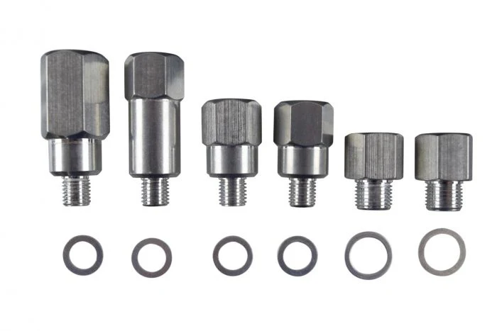 ICT Billet LS Master Adapter Set Engine Oil & Coolant Sensor Gauge 1/8 3/8 1/2 NPT LS1 LS3