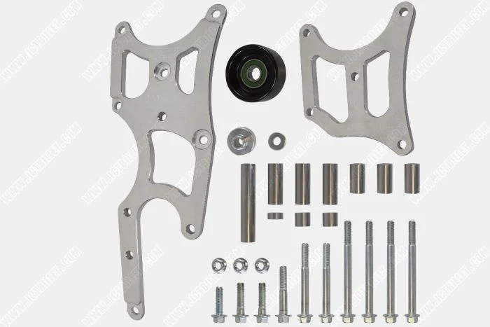 ICT Billet LS OEM Location Truck Alternator & Tight Power Steering Bracket Chevelle Camaro Nova LQ4 - Image 2