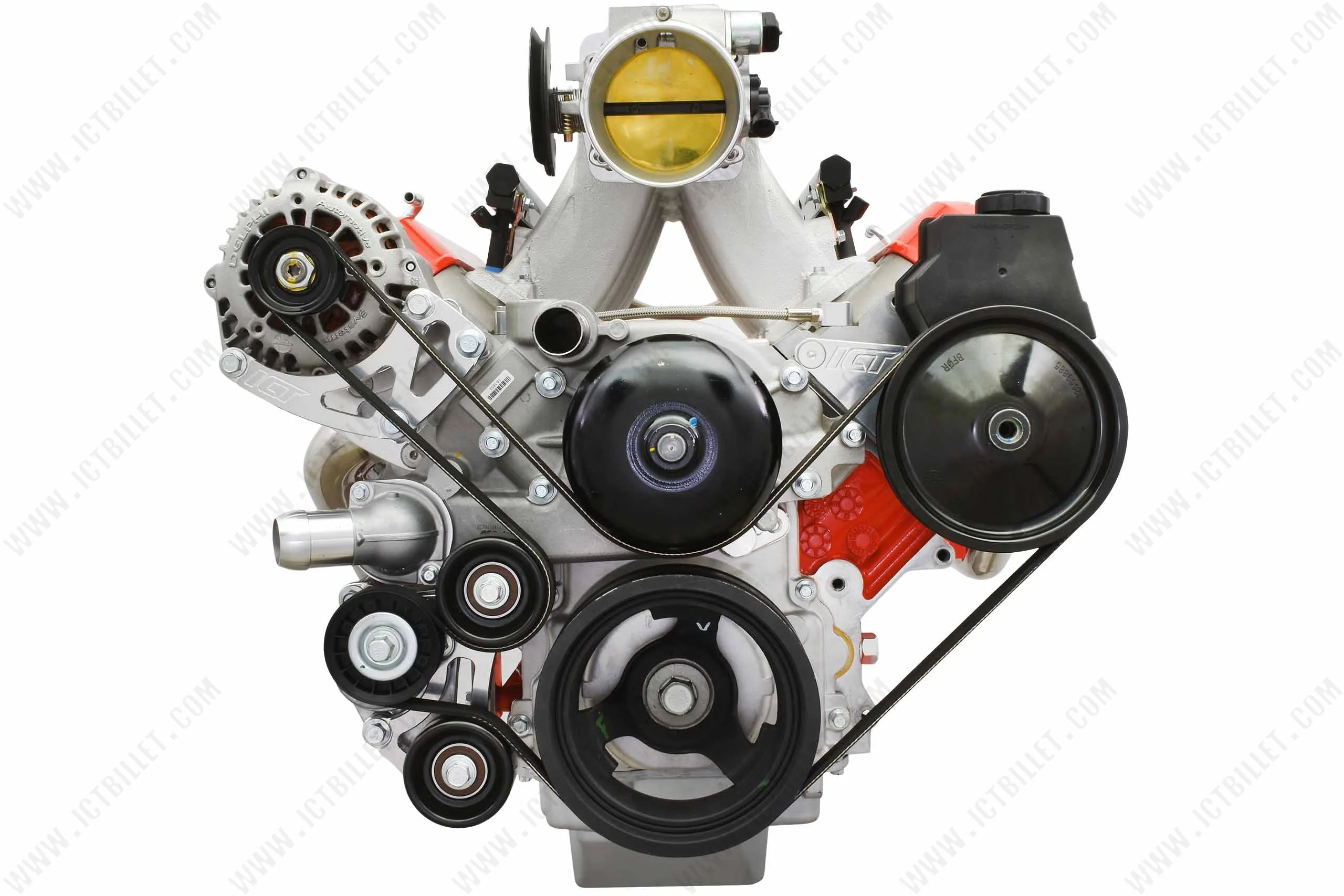 ICT Billet LS Truck - Alternator / Power Steering Pump Bracket Kit