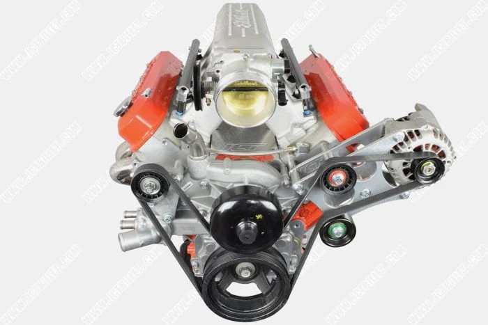 ICT Billet LS Truck Heavy Duty Billet Alternator Bracket Kit LSX 4.8L 5.3L 6.0L Top Driver Head Mount