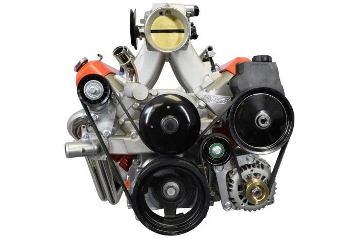 ICT Billet LS Truck Low Mount Alternator Power Steering Pump Bracket LSX LS3 LQ4 LQ9 Billet