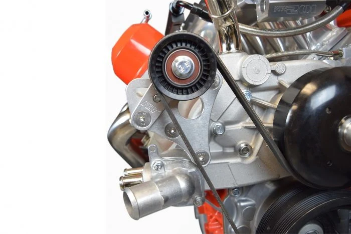 ICT Billet LS Truck Manual Belt Tensioner w/ Pulley LSX 4.8L 5.3L 6.0L Silverado Billet