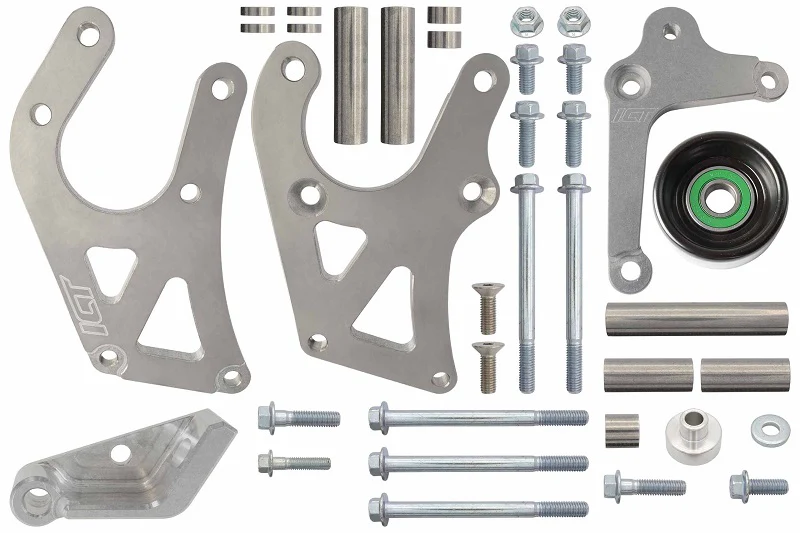 ICT Billet LS Truck Saginaw Power Steering Pump & Alternator Bracket Kit - Image 6