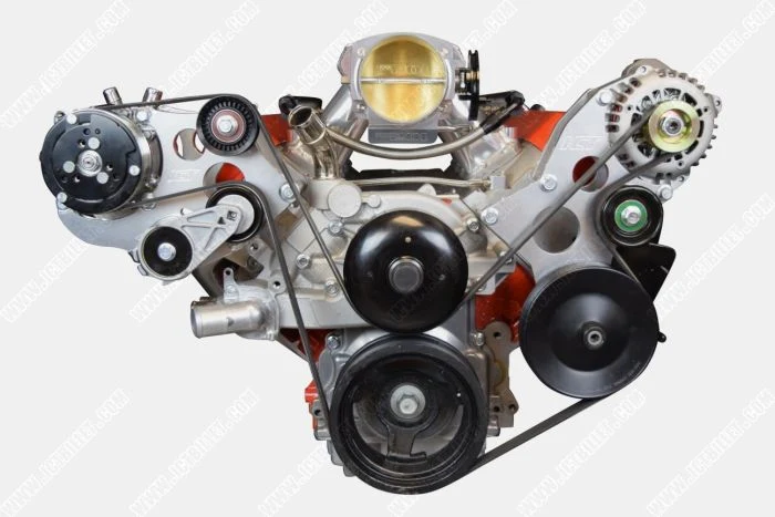 ICT Billet LS Truck - Sanden 508 A/C Air Conditioner Compressor Bracket Kit| LS1 LS3 LSX AC