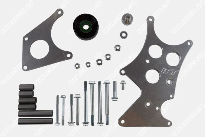 ICT Billet LS1 Camaro - High Mount LS Alternator / Power Steering Pump Bracket Kit - Image 2