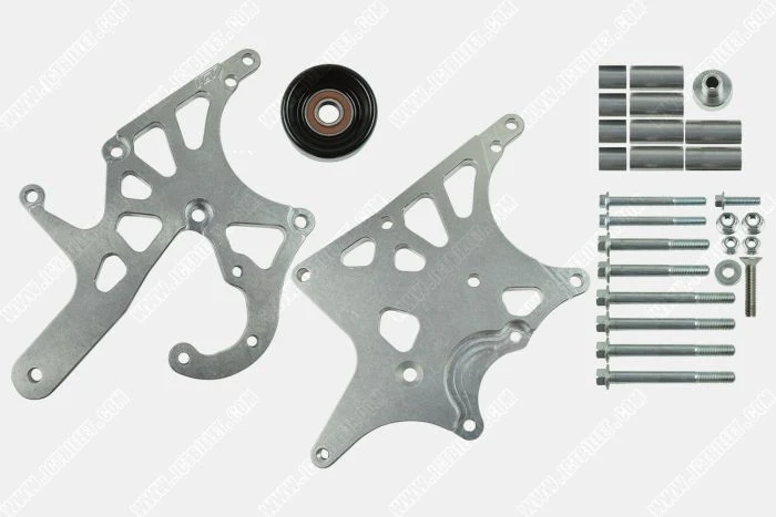 ICT Billet LS1 Camaro LS Alternator & Power Steering Pump Accessory Bracket Kit 98-2002 GTO - Image 2