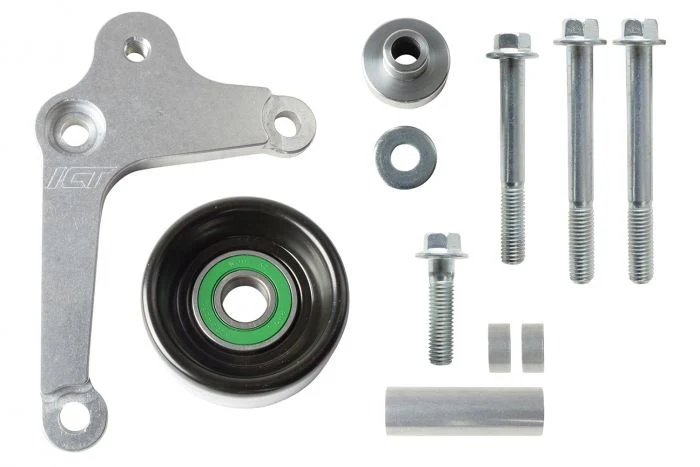 ICT Billet LS3 Alternator Bracket Complete Idler Pulley G8 SS Caprice Factory LSX Billet - Image 2