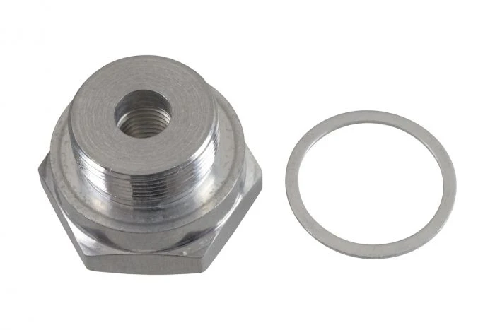 ICT Billet LT M28 to 3/8" NPT Coolant Temperature Sensor Adapter Fitting LT1 LT4 L83 LS1